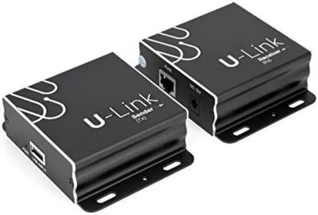 Main image of ulink ul10 by sewell, usb 2.0 over single cat5e/6 extender, 200 ft, 480 mbps, 4 port  v2.0