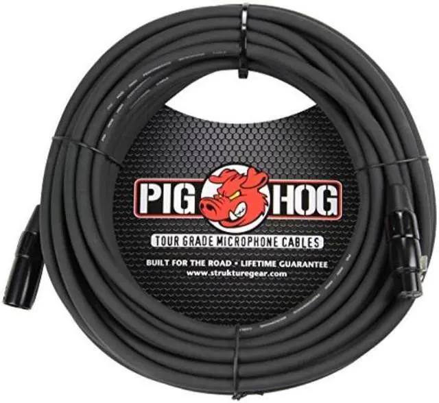 Main image of pig hog phm50 high performance 8mm xlr microphone cable, 50 feet