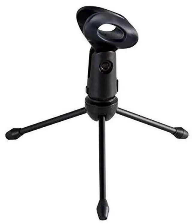 Alt view image 2 of 3 - GATOR GFW-MIC-0250 FRAMEWORKS WIRED MIC MINI TRIPOD DESKTOP STAND