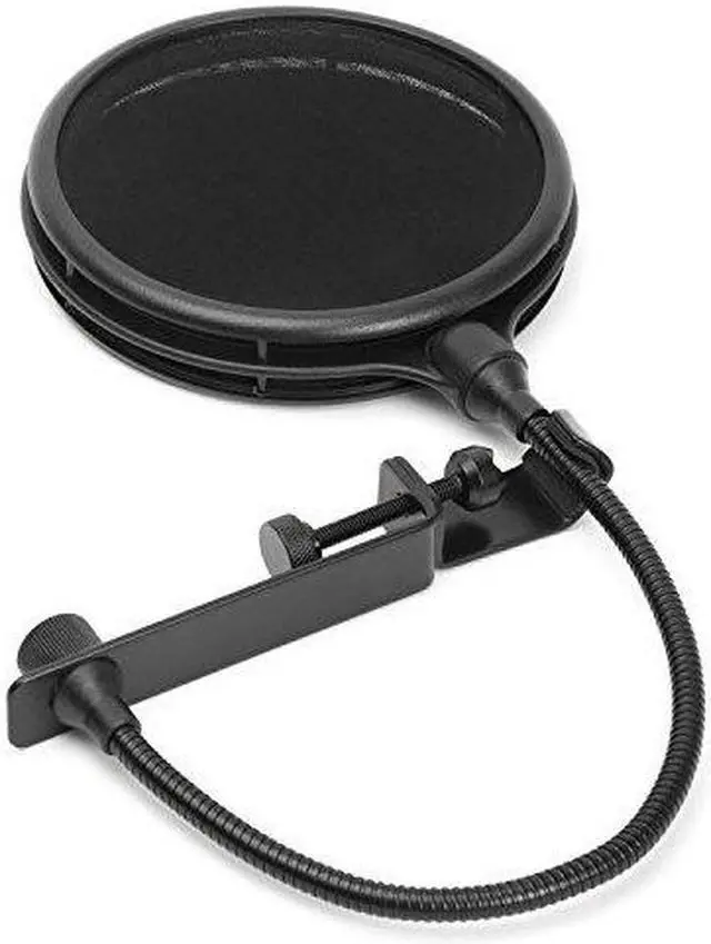 Alt view image 8 of 9 - LyxPro Dual Layer Microphone Pop Filter Superior Vocal Performance Pop Shield