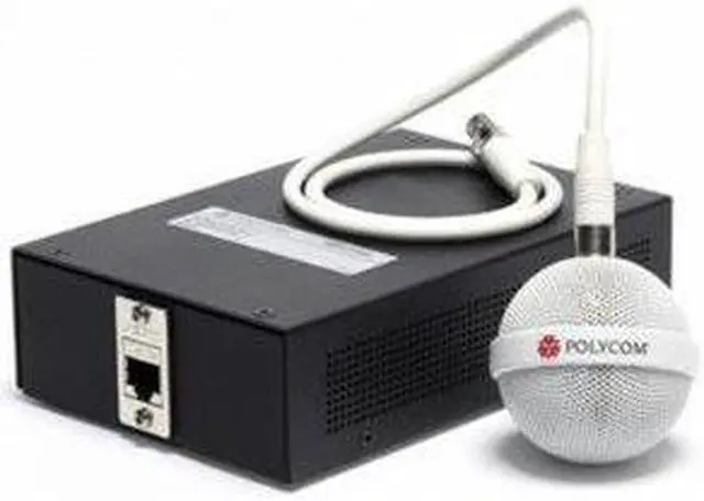 Alt view image 4 of 7 - Poly 2200-23809-002 2200-23809-002 Wired Microphone - White