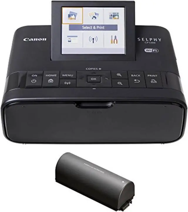 Alt view image 6 of 20 - CANON - SOHO AND INK 2234C013 CP1300 BLK COMPACT PHOTO