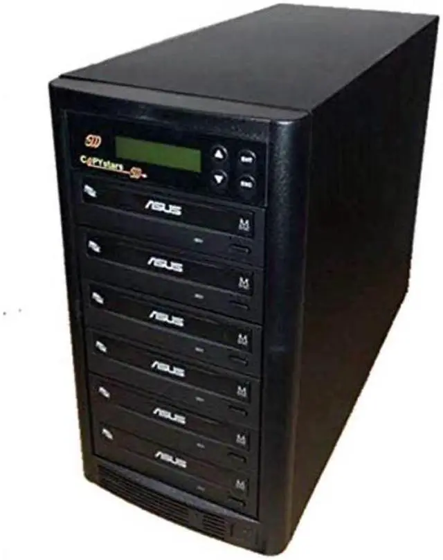 Alt view image 4 of 7 - Copystars CD Dvd Duplicator 1 to 5 Sata 24x burner writer DVD copier 128MB buffered tower
