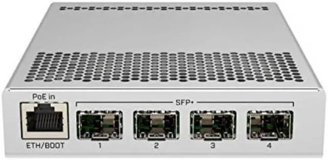 Alt view image 2 of 9 - Mikrotik CRS305-1G-4S+IN Switch with 4 SFP+ 10Gbps Ports and 1 Gigabit Ethernet Port