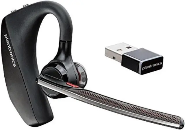 Alt view image 4 of 11 - Plantronics Voyager 5200 UC Earset - Wireless - Bluetooth - 98.4 ft6.80 kHz - Earbud, Over-the-ear - Monaural - In-ear - Noise Reduction, Echo Cancelling Microphone - Noise Canceling