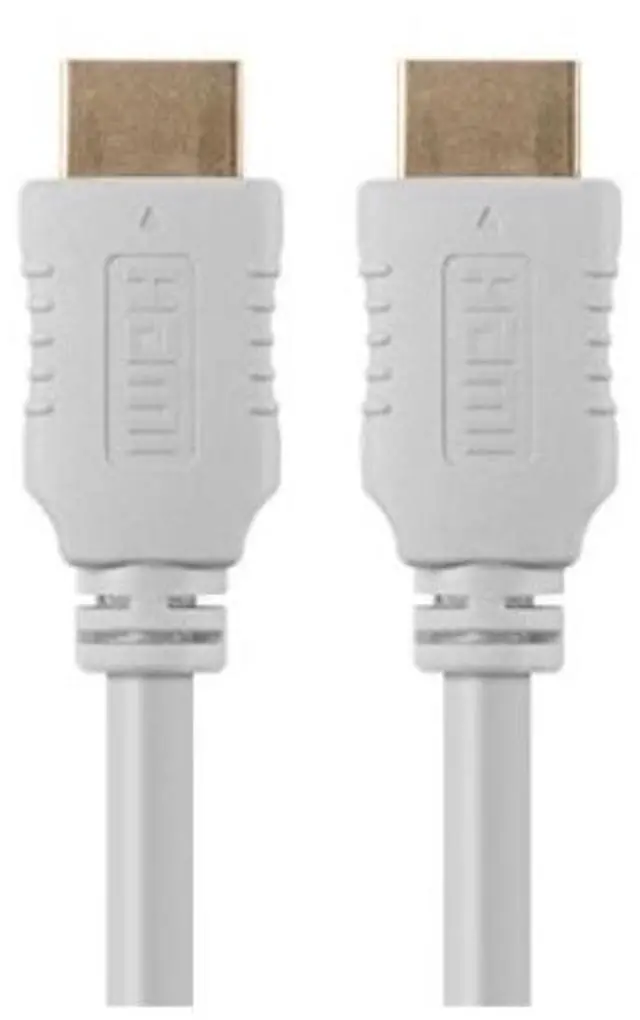 Alt view image 3 of 9 - Monoprice Select Series High Speed HDMI Cable, 4K @ 24Hz, 10.2Gbps, 28AWG, 1.5ft, White