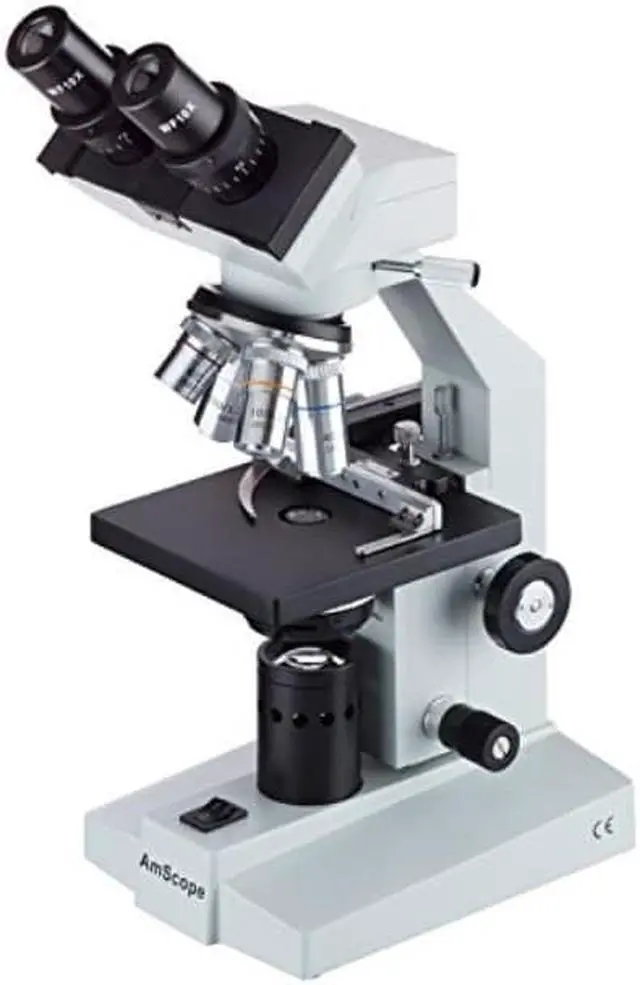 Alt view image 9 of 9 - 40X-2000X Binocular Biological Microscope with Mechanical Stage