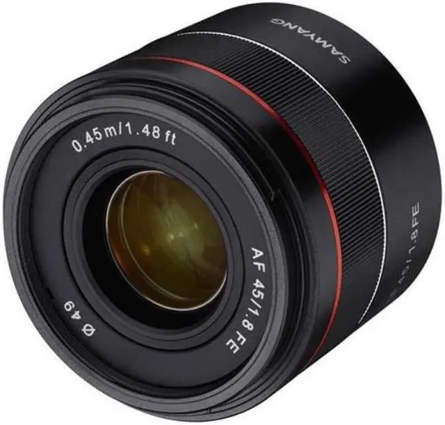 Alt view image 5 of 7 - Samyang 45mm f/1.8 AF Ultra Compact Lens for Sony E Mount #SYIO45AF-E