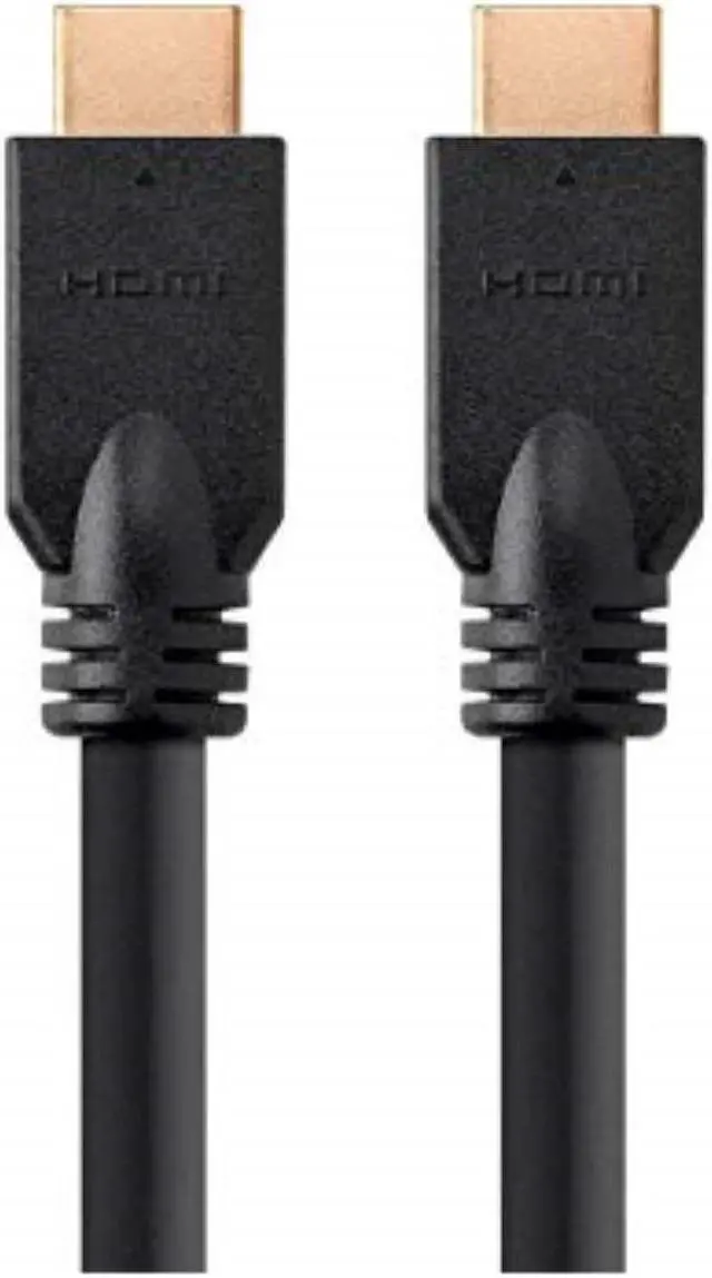Alt view image 2 of 14 - Monoprice Commercial Series High Speed HDMI Cable, 1080p @ 60Hz, 10.2Gbps, 24AWG, CL2, 40ft, Black