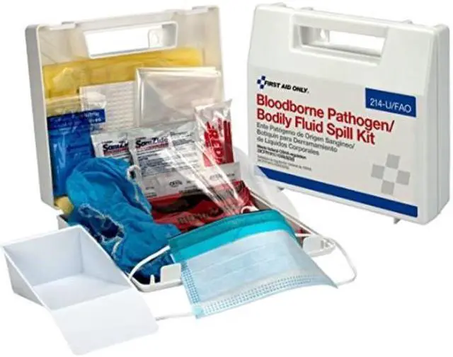 Alt view image 2 of 4 - FIRST AID ONLY 3XKW9 Biohazard Spill Kit,Carrying Case,White