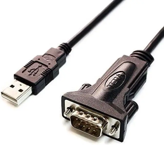 Alt view image 4 of 13 - Tera Grand - Premium USB 2.0 to RS232 Serial DB9 6' Adapter Cable - Supports Windows 10, 8, 7, Vista, XP, 2000, 98, Linux and Mac - Built with FTDI Chipset and Thumbscrews