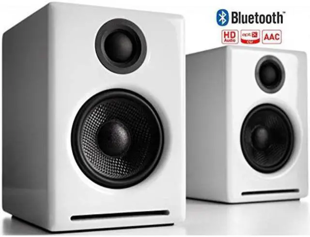 Alt view image 9 of 12 - Audioengine A2+ Premium Powered Wireless Desktop Speakers - Pair (White)