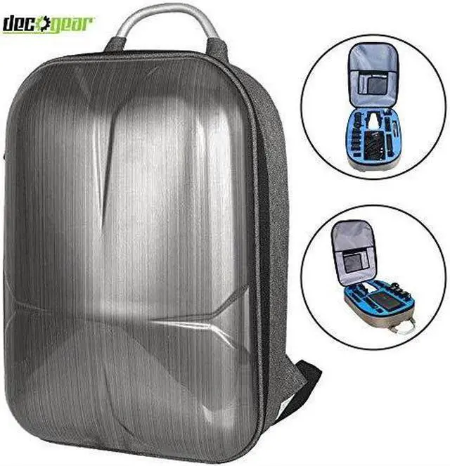 Alt view image 8 of 9 - Deco Gear Hardshell Backpack for DJI Mavic Air Quadcopter Drone