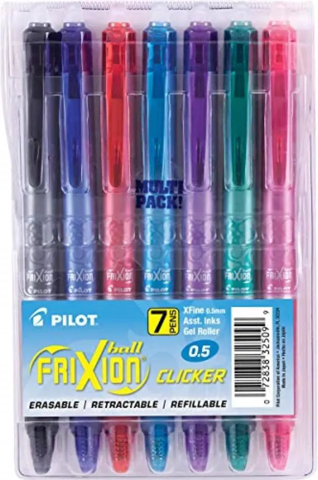 Alt view image 2 of 9 - Pilot Pen,Frxn Clicker,7pk,Ast 32509