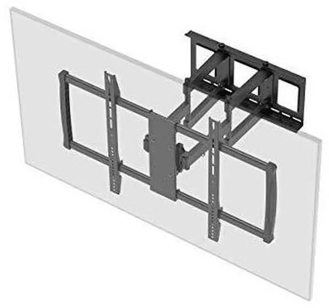 Alt view image 6 of 15 - Monoprice Premium Full Motion TV Wall Mount Bracket Low Profile For 60" To 100" TVs up to 176lbs, Max VESA 900x6