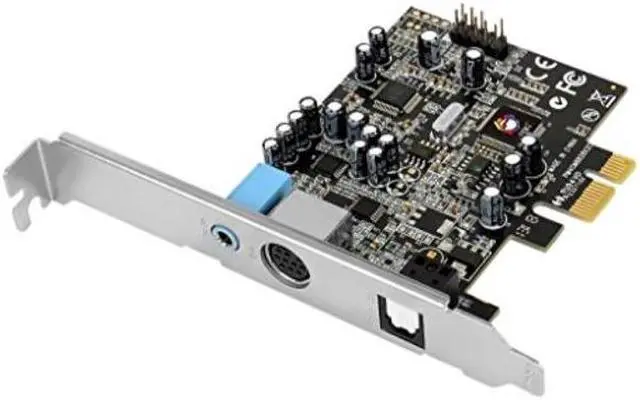 Alt view image 4 of 5 - SIIG DP SoundWave 5.1 Channels 24-bit PCI Express x1 Interface Sound Card