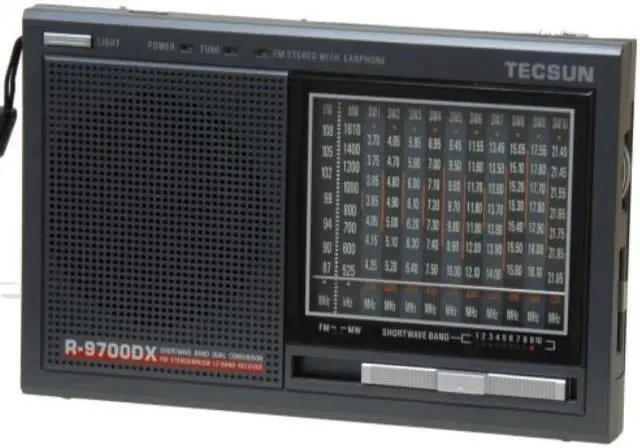 Alt view image 2 of 6 - tecsun r9700dx 12band dual conversion am/fm shortwave radio
