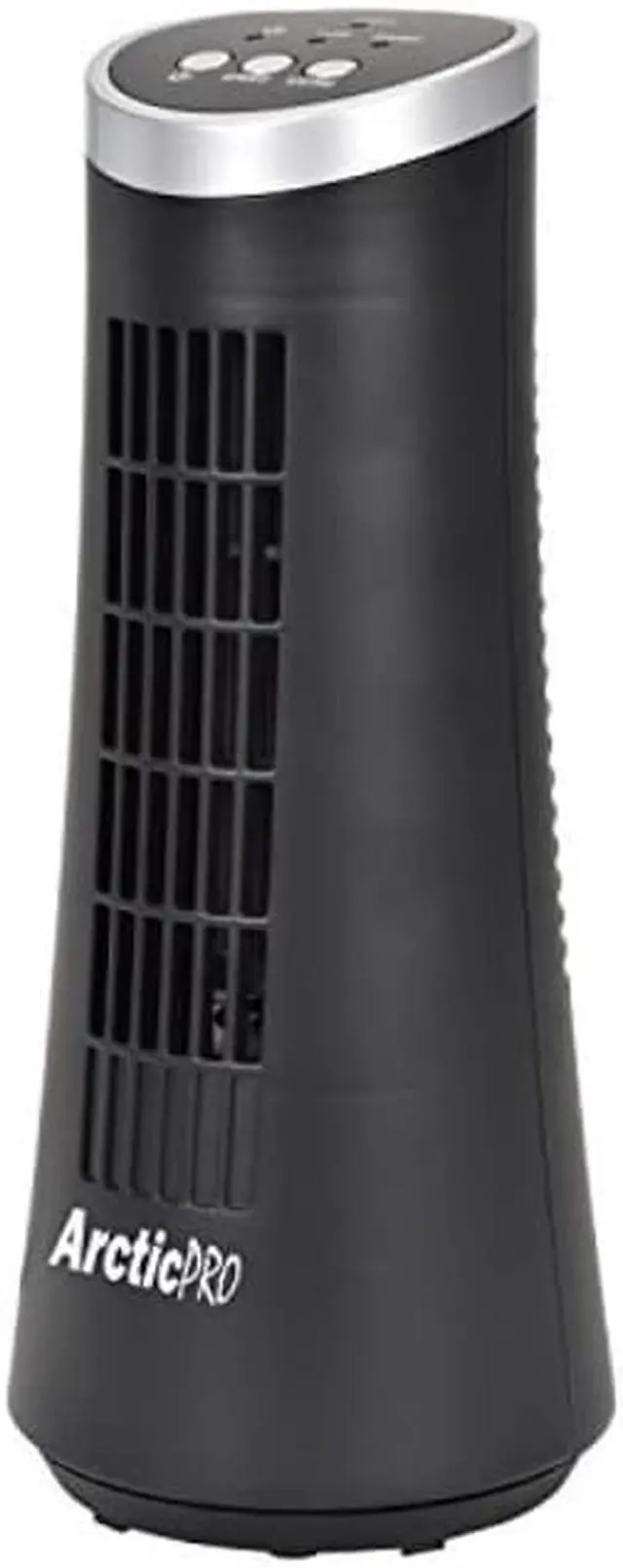 Alt view image 9 of 12 - Arctic-Pro Desktop Oscillating Slim Mini Tower Fan, Black, 12 Inches