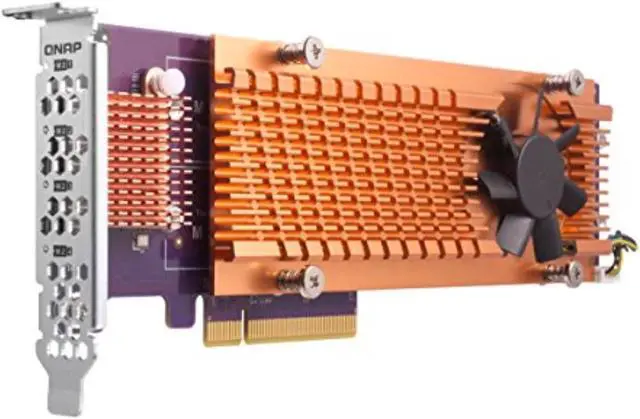 Alt view image 2 of 3 - Qnap Qm2-4P-384 M.2 To Pci Express Adapter