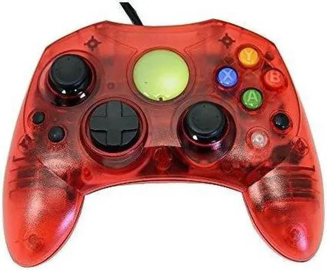 Alt view image 5 of 5 - Replacement Controller for XBox Original - Red Transparent - by Mars Devices