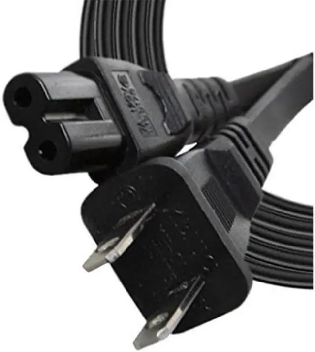 Alt view image 2 of 5 - imbaprice 10 feet long 2prong ac power cord cable for vizio smart tv/led tv/e series/m series ul listed