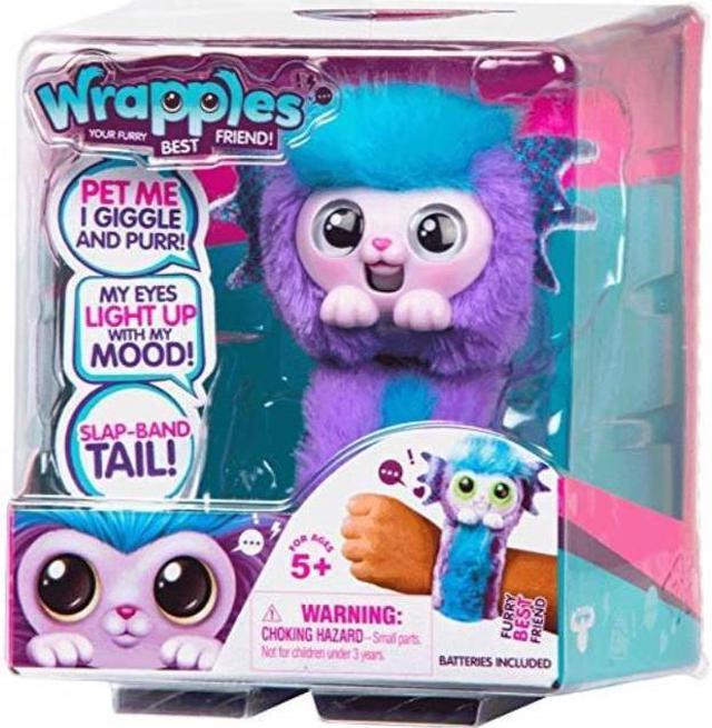 Wrapples Shora Slap Band Little Live Electronic Pets Purple and Blue Mermaid Target Exclusive