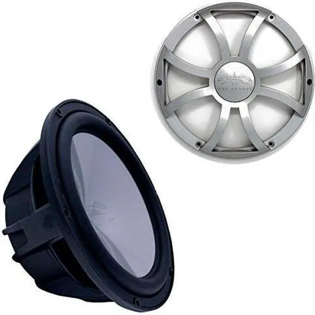 Alt view image 5 of 6 - Wet Sounds REVO10HPS4-B Revo High Power 10" Subwoofer with Grill - Black Subwoofer & Silver XS Grill