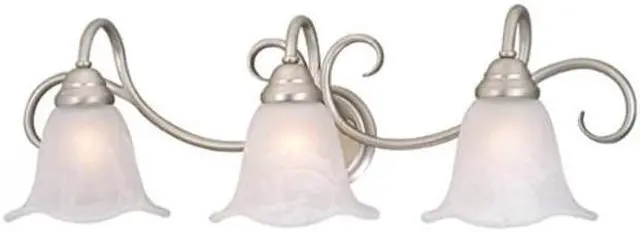 Alt view image 3 of 11 - Vaxcel Bella 3L Vanity Light Brushed Nickel - BL-VLD003BN