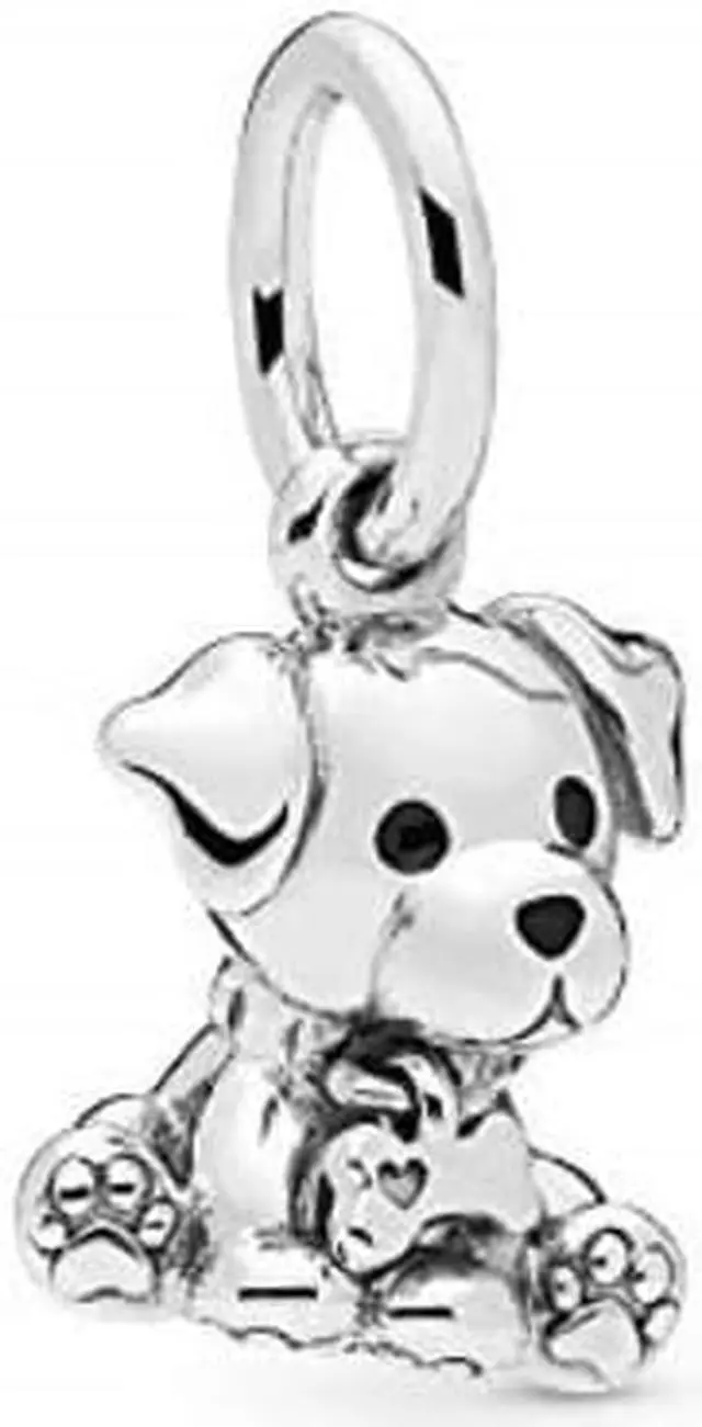 Main image of pandora labrador puppy dog 925 sterling silver charm  798009en16