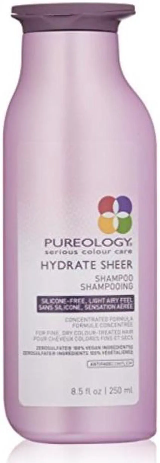 Main image of pureology hydrate sheer moisturizing shampoo for color treated hair,sulfatefree, siliconefree,8.5 oz.
