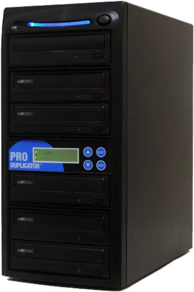 Alt view image 8 of 11 - Produplicator 1 to 5 24X Burner CD DVD Duplicator - Standalone Copier Duplication Tower (ESDVDS24X05)