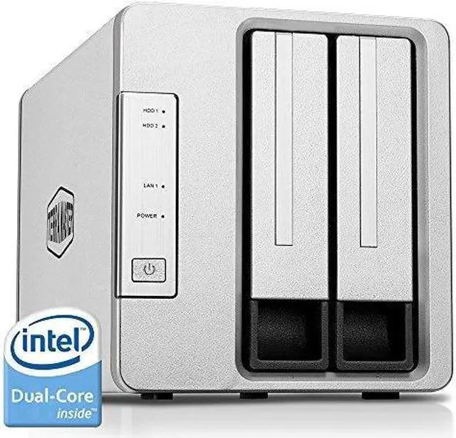 Alt view image 8 of 9 - TerraMaster F2-221 NAS 2-Bay Cloud Storage Intel Dual Core 2.0GHz Plex Media Server Network Storage (Diskless)