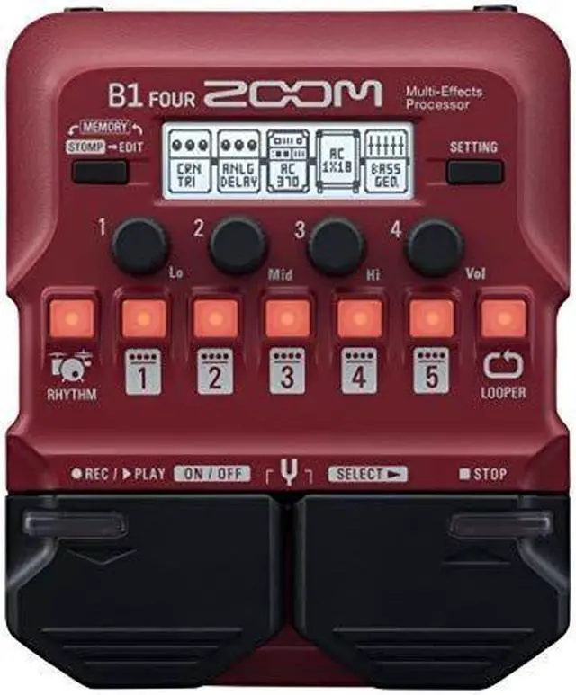 Alt view image 5 of 12 - Zoom B1 FOUR Bass Multi-Effects Processor