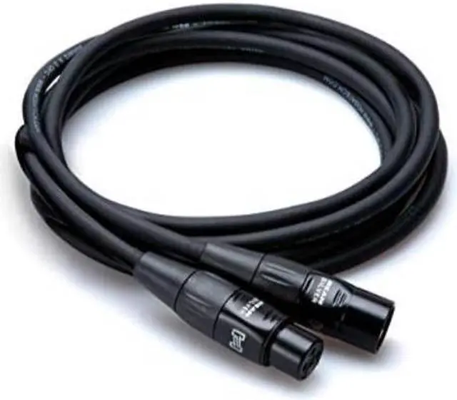 Alt view image 3 of 7 - Hosa HMIC-020 20ft XLR Female to XLR Male Pro Microphone Cable