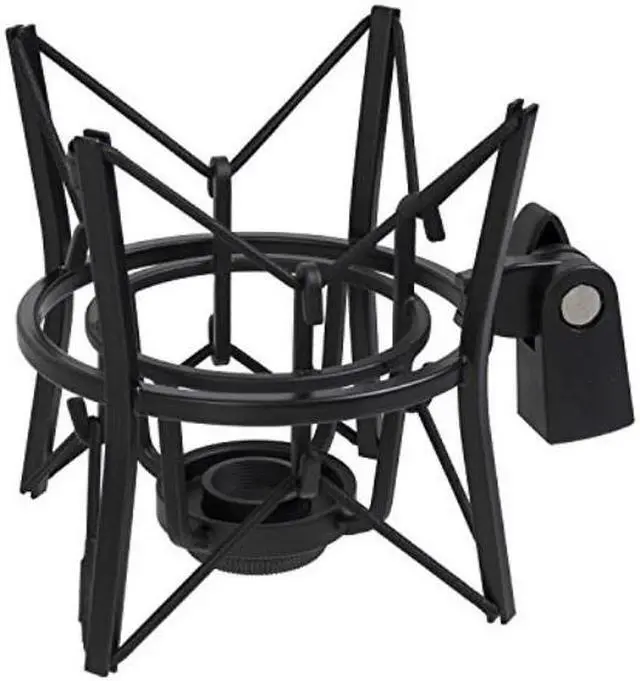 Alt view image 2 of 3 - LyxPro MKS1-Black Studio Condenser Spider Shockmount, Anti Vibration & Isolation