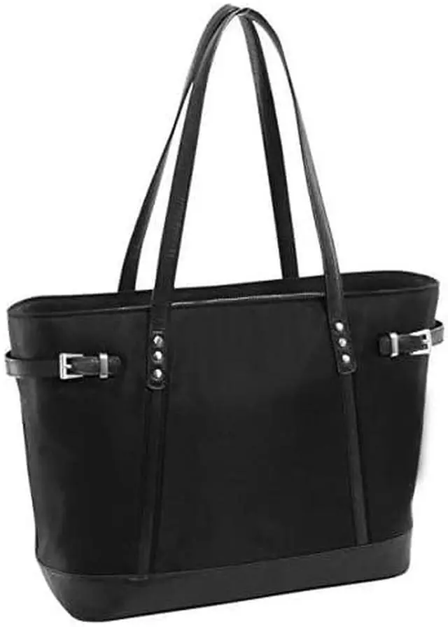 Alt view image 3 of 10 - McKlein USA 17565 Aria Nylon Ladies Tote, Black