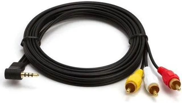 Alt view image 5 of 11 - Hosa C3M-105 Camcorder AV Cable 5-Feet