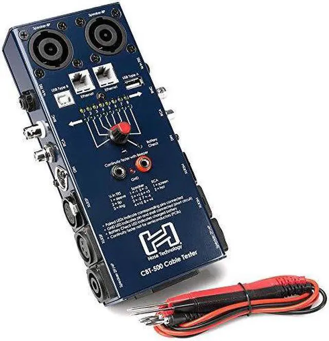 Alt view image 6 of 9 - Cbt-500 Audio Cable Tester Continuity Test Battery Check