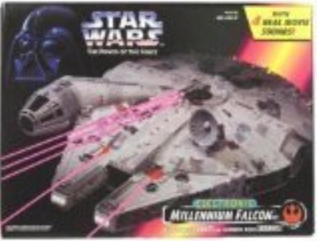 Star wars power of the force electronic millennium online falcon