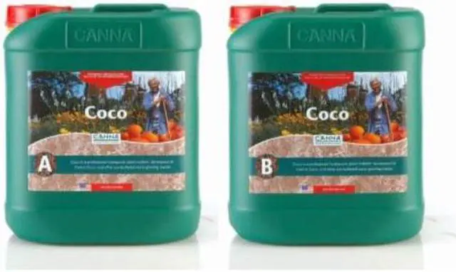 Main image of canna 5 l coco part a & bveg & bloom nutrientdeveloped for run to waste in coco mediums 9410005
