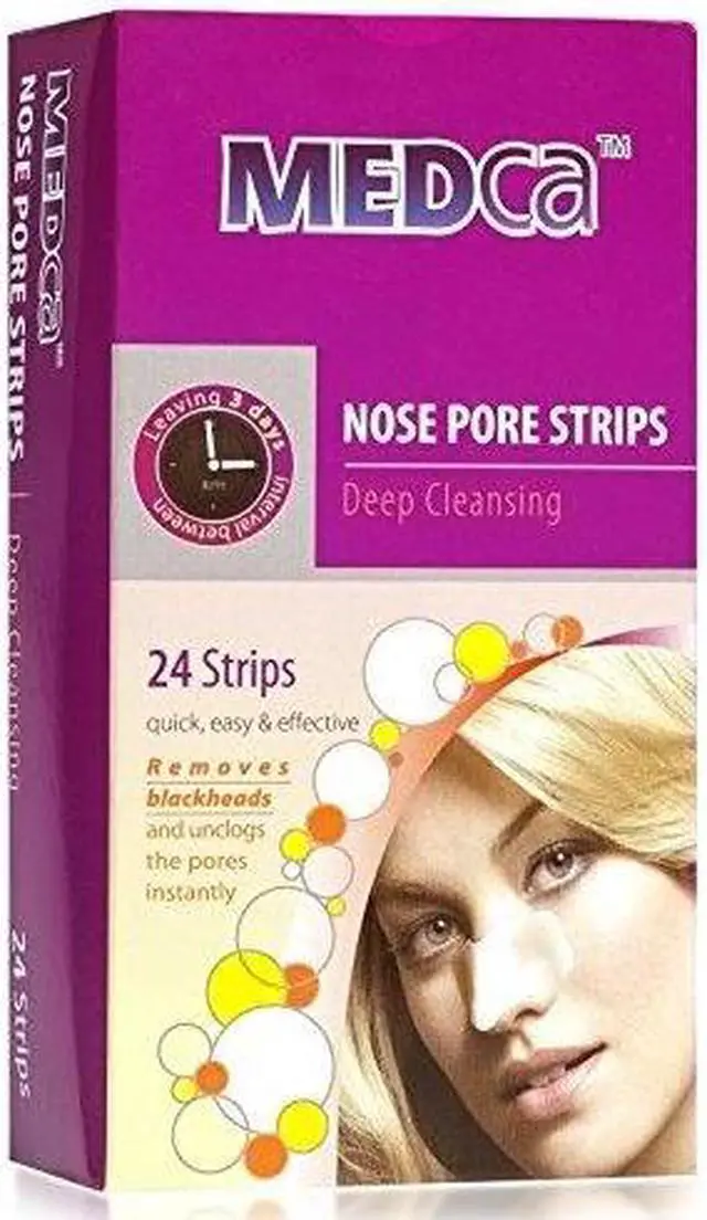 Alt view image 5 of 8 - MEDca Deep Cleansing Nose Pore Strips, 24 Count
