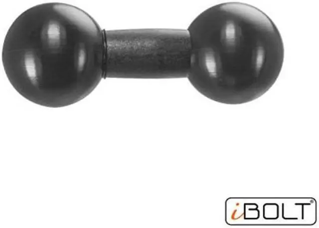 Main image of ibolt 25mm / 1 inch to 25mm / 1 inch composite extension ball adapter for industry standard dual ball socket mounting arms