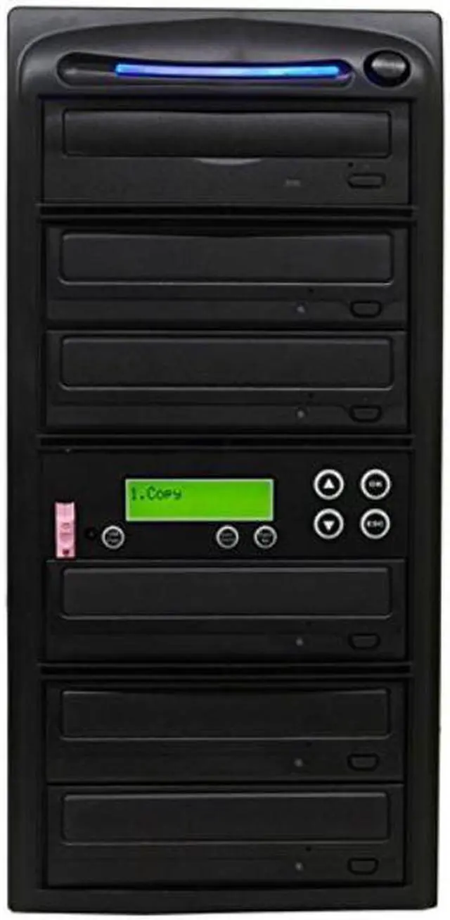 Main image of Produplicator USB Drive to 5 CD DVD Duplicator - Convert Flash Memory Card to Disc Copier (DVDUSB05SATA20X)