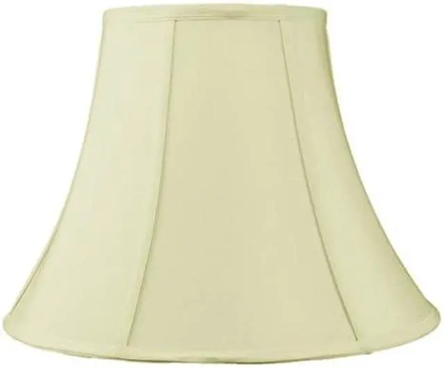 Alt view image 3 of 3 - 8x16x12 Egg Shell Shantung Bell Lampshade
