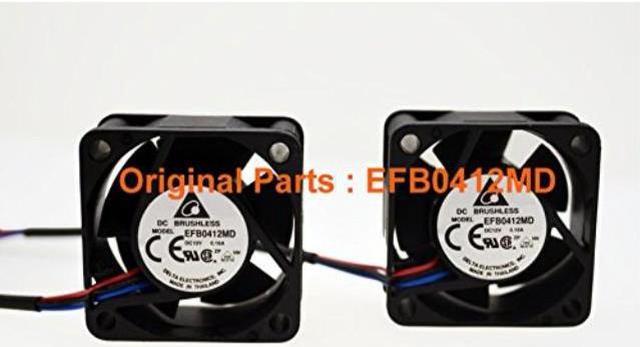 Alt view image 2 of 2 - fans for dell powerconnect 3424, 3448, 3524, 3548 2 x efb0412md fan