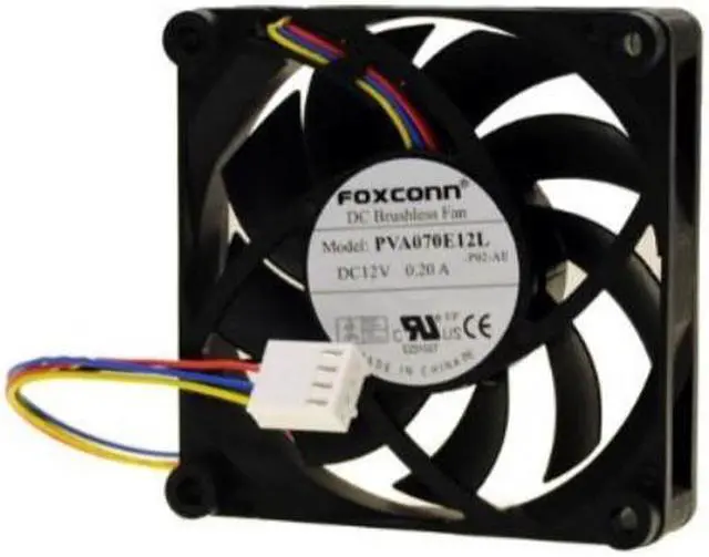 Alt view image 2 of 3 - amd original / foxconn pva070e12l 4pin fan