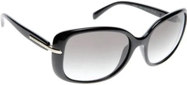 Alt view image 9 of 9 - PRADA Sunglasses PR 08OS 1AB0A7 Black 57MM
