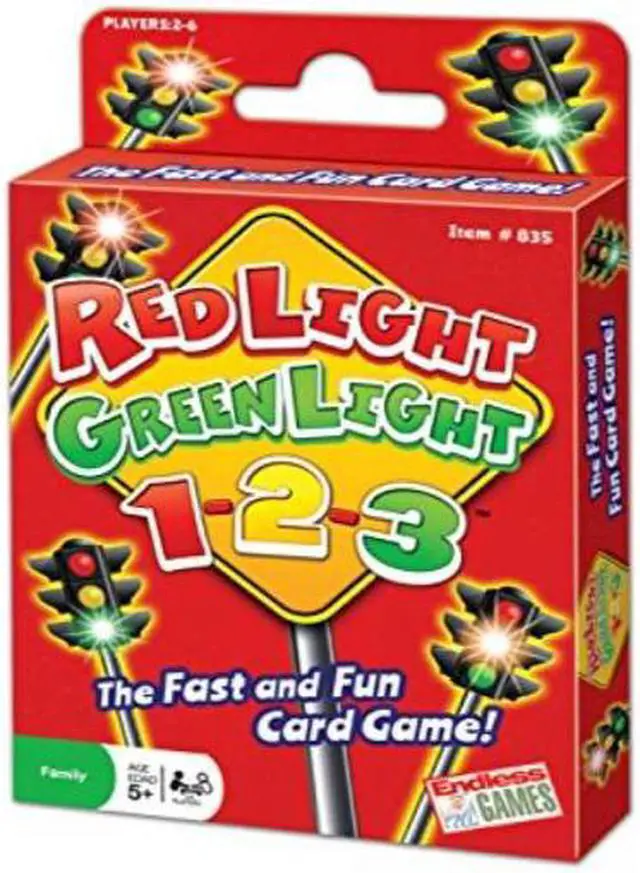 Alt view image 3 of 6 - Red Light Green Light 1 2 3 Card Game by Endless Games