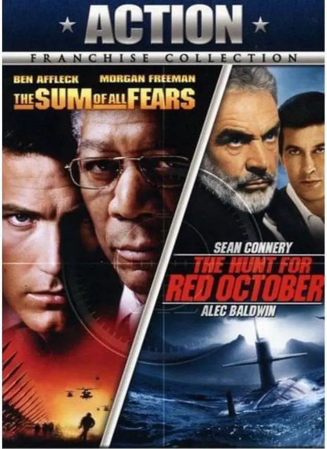 Alt view image 5 of 5 - The Hunt for Red October/ Sum of All Fears (2-pack) DVD New