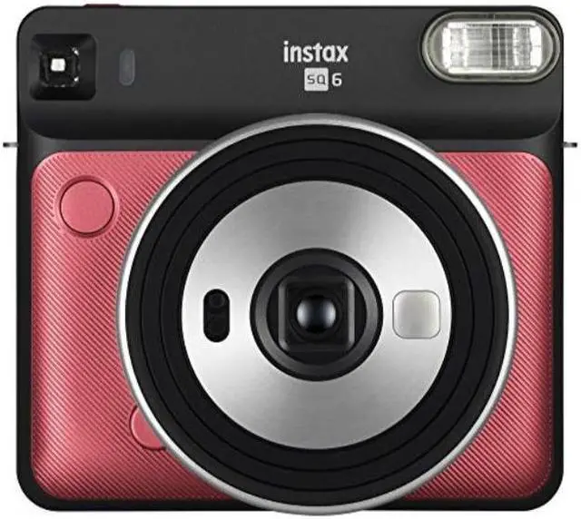 Alt view image 4 of 19 - Fuji Film 16608701 SQ6 Rudy Instant Camera, Red